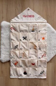 Adventkalender aus Stoff