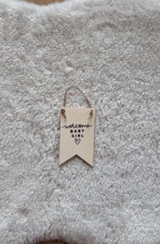 Kleines Holzschild