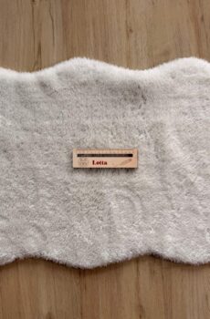 Lineal aus Holz
